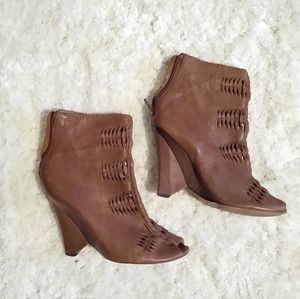 Sam Edelman NYC Tan Brown Leather Krosby Shoes